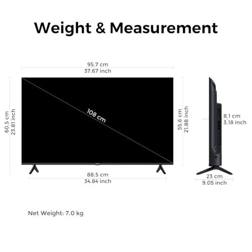 Image of Vu California 108cm (43 inches) GloQLED Smart Google 4K TV VuGLOQLEDDV 2026 | 400Nits Glo Brightness Dolby Vision Picture I Dolby Atmos 30W VuFX Sound