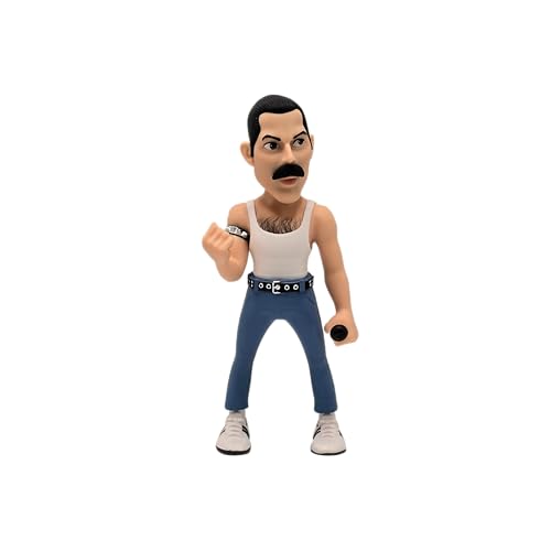MINIX – Music #105 – Freddie Mercury – Figurine à Collectionner 12 cm - Les Beatles, Paul McCartney, John Lennon, RIngo Starr, George Harrison MINIX - Music #105 - Freddie Mercury - Figurine à Collectionner 12 cm