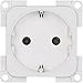 Produktbild Inprojal elektrosysteme Einsatz Schutzkontakt-Steckdose Weiß 102556