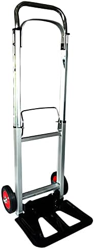 Carretilla de Carga Multiusos Profesional Plegable, Fabricada en Aluminio, Capacidad de Carga máxima 90kg, ergonomica y fácil de Transportar