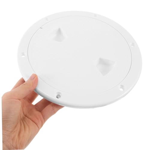 Trappe ronde étanche en ABS blanc Alipis pour pont de bateau