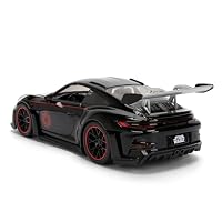 Jada Toys Star Wars Darth Vader Porsche 911 GT3 RS Die-Cast Auto 1:24 mit Figur, Türen und Motorhaube zum Öffnen, Freilauf, 19 cm – Schwarz – Ansicht 2