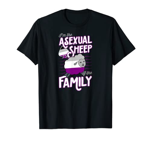 Soy la oveja asexual de mi familia Funny Ace Pride Estética Camiseta