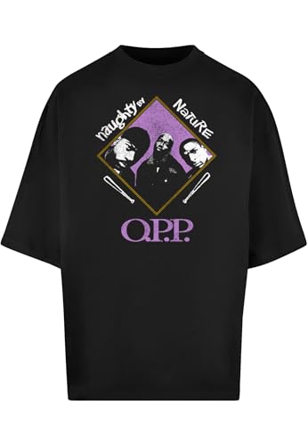 T-shirt de marque Merchcode Mp5000780 Naughty by Nature noir