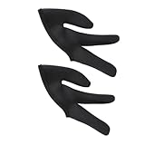 VALICLUD 2pcs Three-Finger Perm Kit Stylist Glove Set for Hair Coloring Heatproof Protection