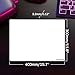 Glass Gaming Mouse Pad, Professional Esport Tempered Glass Mouse Pad Ultra-Smooth Micro-Etched Surface for Top Speed and Control,Hard Mousepad White (15.7'' x 11.8'')