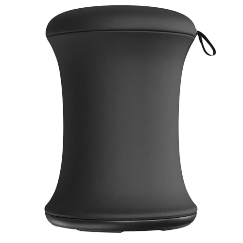 Image of Wobble Stool - Ergonomic Stool for Active Sitting - Balancing Chair with Anti-Slip Base - Height Adjustable 21-25 inch (Black)