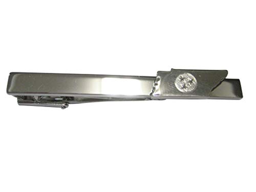 Tennessee State Map Shape and Flag Design Tie Clip