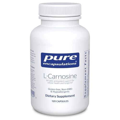 Pure Encapsulations L-Carnosine | Amino Acid Supplement for Joints Brain Antioxidants Heart Health and Exercise* | 120 Capsules