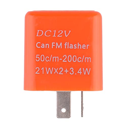 Relé Flasher LED de 2 pines 12V intermitente electrónico para motocicleta 3