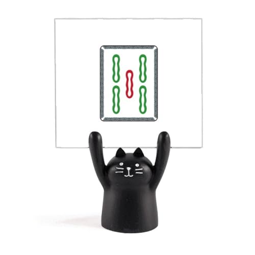Mahjong Bar 5 Carreaux Chat Noir le cadeau idéal de bureau