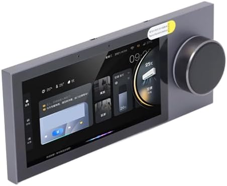 Topyond 6 Inch Smart Home Control Panel,Rotary Knob with Voice Control for Smart Home System,Touch Screen Gateway Controller, for Smart Devices Integration