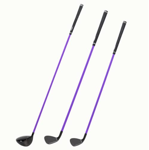 Lag Shot Lady Swing Trainer Set – Includes Driver, 7 Iron & Wedge for Women | Groove a Consistent Swing, Add 20+ Yards & Master Tempo Around The Greens | Build Confidence & Control (Right)
