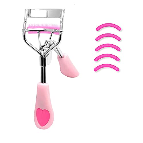 Stainless Steel Eyelash Curler with Built-in Comb