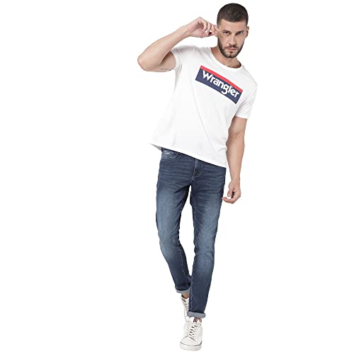 Image of Wrangler Men's Vegas Skinny Fit Low-Rise Jeans