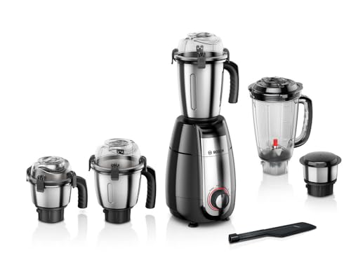 Bosch TrueMixx Pro 1000 Watts Mixer Grinder - Black - 5 Jars