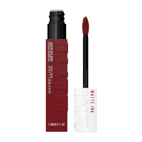 Maybelline New York SuperStay Matte Ink Liquid Lipstick - Voyager 50, Highly pigmented, Transfer Proof & Fade Proof. Maybelline New York SuperStay Mat
