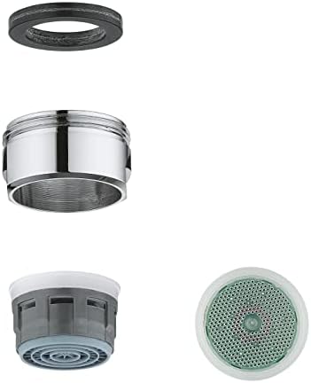 GROHE Mousseur (Außengewinde, 5,7 l/min bei 3 bar, M24x1, Antikalk  