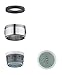 Produktbild GROHE Mousseur (Außengewinde, 5,7 l/min bei 3 bar, M24x1, Antikalk- System), 48159000