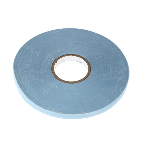 VALICLUD 1 Rollo Película de peluca Adhesivo de doble cara invisible cabello cordón cinta de extensión cintas de pelo para extensiones cinta de pelucas fibra Blue