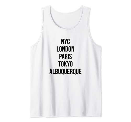 Funny Albuquerque NM New Mexico Souvenir Camiseta sin Mangas