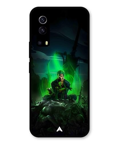 Image of Premium Anime 1 Case for Vivo Y53s (Glossy Finish) Soft-Touch Metal TPU Back Cover, Shockproof, Designer, Aesthetic Mobile Phone Case