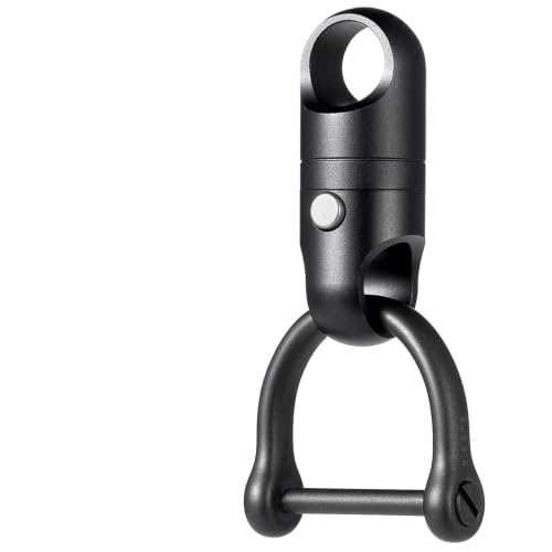 Image of FEGVE Strong Magnetic Quick Release Keychain with 2 /3″ D Ring for Car Key | Double Pin Lock, Anti-Lost Design, Auto Magnetic Absorption, 360 Swivel