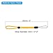 PATIKIL 200mm 8 Inch Hand Wrist Strap Lanyards, 10 Pcs Nylon Adjustable Wristlet String Cord for Cellphone Flashlight USB Key Chain Camera Bottom, Yellow