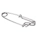 TRANMERCE Stainless Steel Fishing Pin, Proof, Rusts, for Long Line, Surfcasting, Deep Sea Fishing, Freshwater and Saltwater Anglers (3.5 * 125MM)