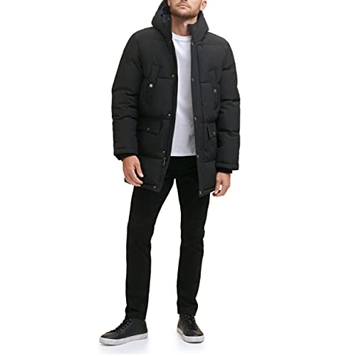Dockers Men's Arctic Cloth Heavyweight Parka, Black, Medium by DOCKERS - Image 2
