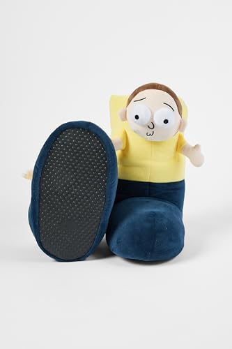 Morty Boots: Hilarious and Cozy Cartoon-Inspired Plush Slippers – Fun and Soft 3D Character Design for Ultimate Comfort – Non-Slip Sole, One-Size Fits All2