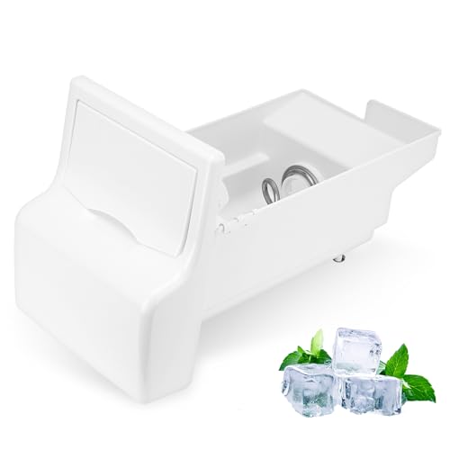 241860803 Refrigerator Ice Bucket Assembly Compatible with Frigidaire Electrolux Gibson Kelvinator Westinghouse Crosley Kenmore Tappan Frigidaire Replace# AP4300918 1376941 218842802