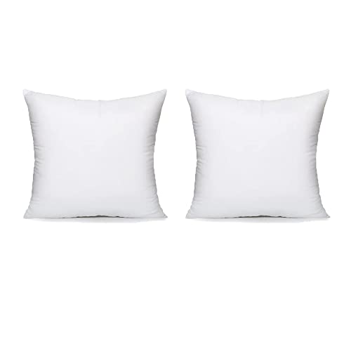 Textile Wise Cushion Pads, Inners, Inserts, Scatters - Bounced Back Hollow Fibre - 12" 14" 16" 18" 20" 22" 24" 26" 28" 30" – (35x35cm Pack 2)