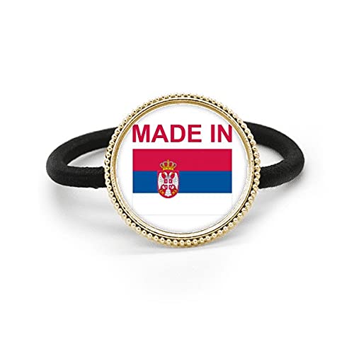 Hair Tie de metal plateado Country Love tocado exclusivo de Serbia