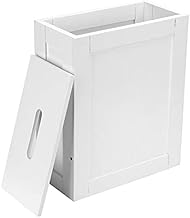 Vencier Shaker Slimline Bathroom Storage Unit,White Wooden Multi-Purpose