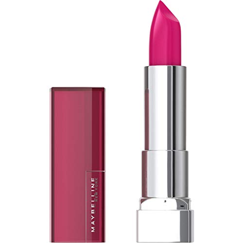 Image of Maybelline Color Sensational Lipstick, Lip Makeup, Cream Finish, Hydrating Lipstick, Nude, Pink, Red, Plum Lip Color, Pink Thrill, 0.15 oz; (Packaging May Vary)