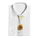 SONOON Herren-Krawatte mit Blütenblatt-Druck, Seide, mehrfarbig, luxuriös, Hochzeit, Business, Hemd-Zubehör