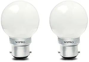 wipro 0.5W LED Cool Day Light Lamp, Pack of 2, B22D (N10001)