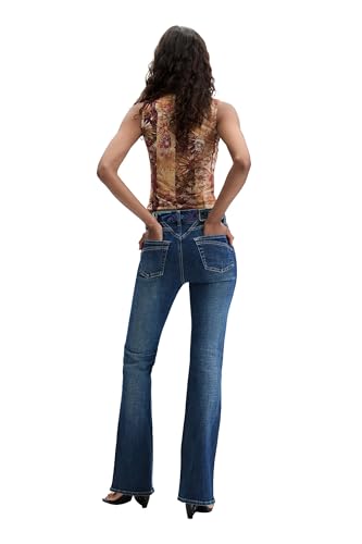 Jeans flare / larges Desigual HIPBEL 26WWDD21 EU - vue 4