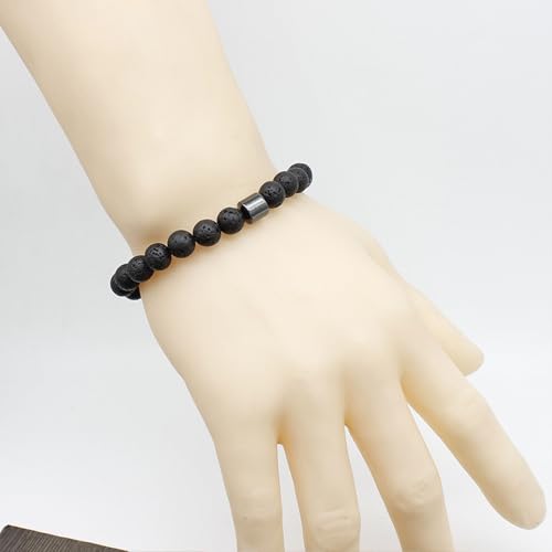 Glame Anti Alcohol Bracelet for Women, Adjustable GM Bead Sobriety Bracelets Hemys Hematite Reduce the Urge to Drink Cravings Relieve Anxiety and Stress Jewelry for Men2