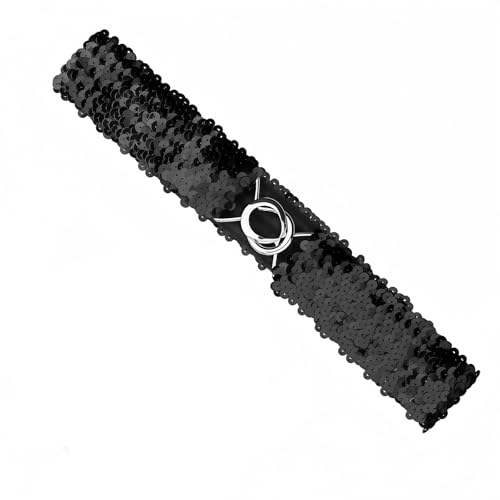 MANJIAMEI Ceintures à Paillettes pour Femmes Ceinture Extensible à Paillettes Ceintures...