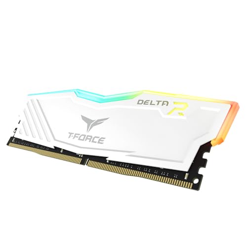 See full amazon price history chart for TeamGroup T-Force Delta RGB 16GB 3600MHz (3600MT/s) CL18 White DDR4 Desktop Gaming Memory, Metal Heatsink, ARGB Motherboard Sync, XMP 2.0, for Intel/AMD CPU, High Performance Low Latency RAM Module TeamGroup T-Force Delta RGB 16GB 3600MHz (3600MT/s) CL18 White DDR4 Desktop Gaming Memory, Metal Heatsink, ARGB Motherboard Sync, XMP 2.0, for Intel/AMD CPU, High Performance Low Latency RAM Module (B09GXJ4F4N) Amazon Price History, Amazon Price Tracker