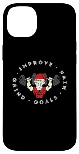 Badass Santa ���P�A�ɂ݁A�O���C���h�A�S�[�� �X�}�z�P�[�X iPhone 14 Plus �p