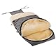Merauno® Baby Lammfellfußsack Kinderwagen Fellsack kuscheliger Buggy Kinderwagen-Fußsack aus Fell Wind und Wasserdicht Universal 90×50cm (Hellgraue Melange)