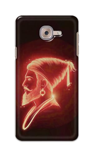Image of Plastic Printfidaa Printed Hard Back Cover Case For Samsung Galaxy J7 Max Back Cover (Chatrapati Shivaji Maharaj) -112, Multicolor