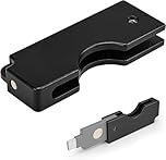 sciuU Metal Foldable Rotating Cover compatible with Yubico Security Key C NFC/YubiKey 5C / 5C FIPS, USB-C Connector - Scratch-Resistant Protective Aluminium Alloy Case - Security Key Not Include