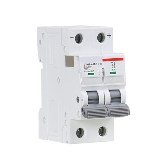 Disyuntor DC de carril DIN 2P 500V 40A para protección de circuitos 2