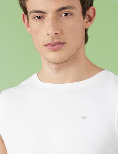 Image of Amazon Brand - Symbol Men's Polyester Color Block Active Regular Fit Sports | Round Neck | Sleeveless T-Shirt
