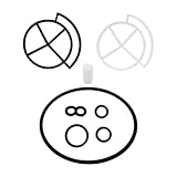 SundiooK Water Softener High Flow Valve Seal Kit for 7238468 7129716 7092163 7134224, Fix Leak with Replacement Gasket Set for 5-Screw Cover Models