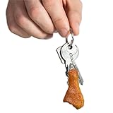 Schlüsselanhänger Patentante Fragen Kreative Lebensmittelsimulation Kunststoff Schlüsselanhänger Geschenk Anhänger PVC Soft Food Modell (E, One Size)
